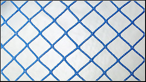 Ultra Pro 1-1/4” Polyester Open Net Trampoline Net for Corsair 28 Wing w/straps for sale.